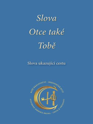 cover image of Slova Otce také Tobě